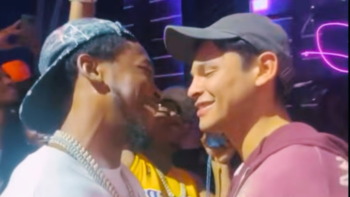 Ryan Garcia Calls Out Keyshawn Davis at Miami Party