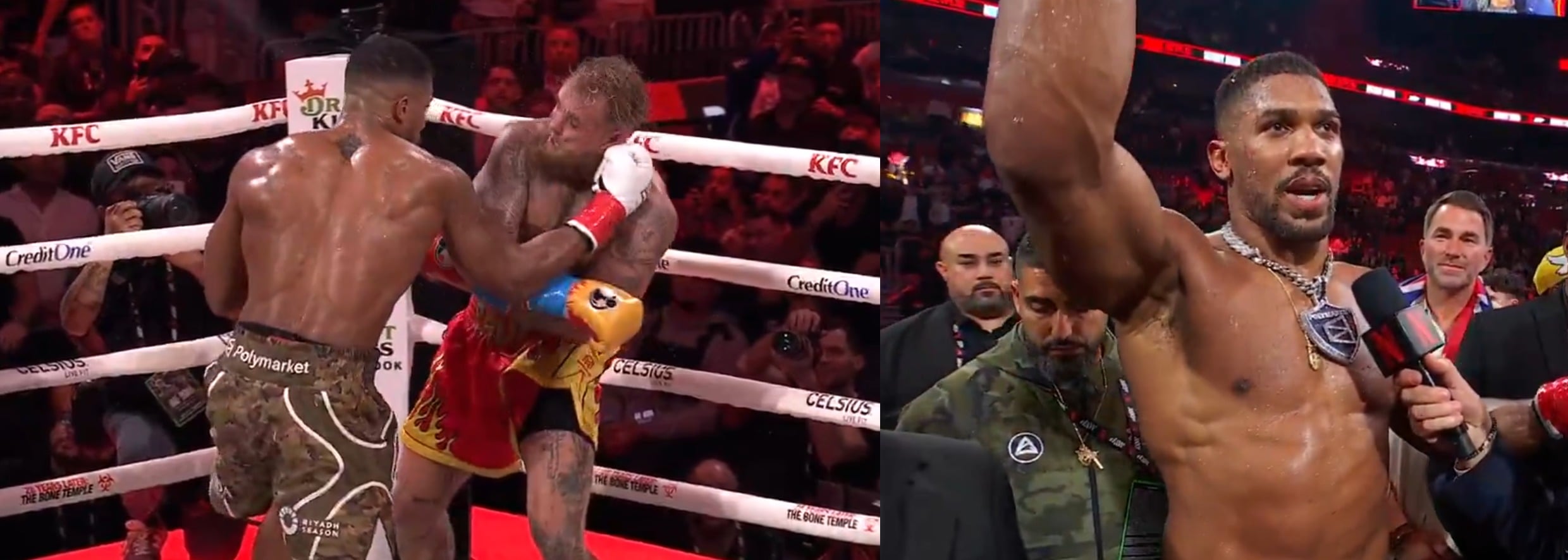 ‘Tank Would Have Knocked Him Out Faster’ – Fans & Fighters React To Anthony Joshua Knocking Out Jake Paul In Head-Scratching, Lambasted Fight