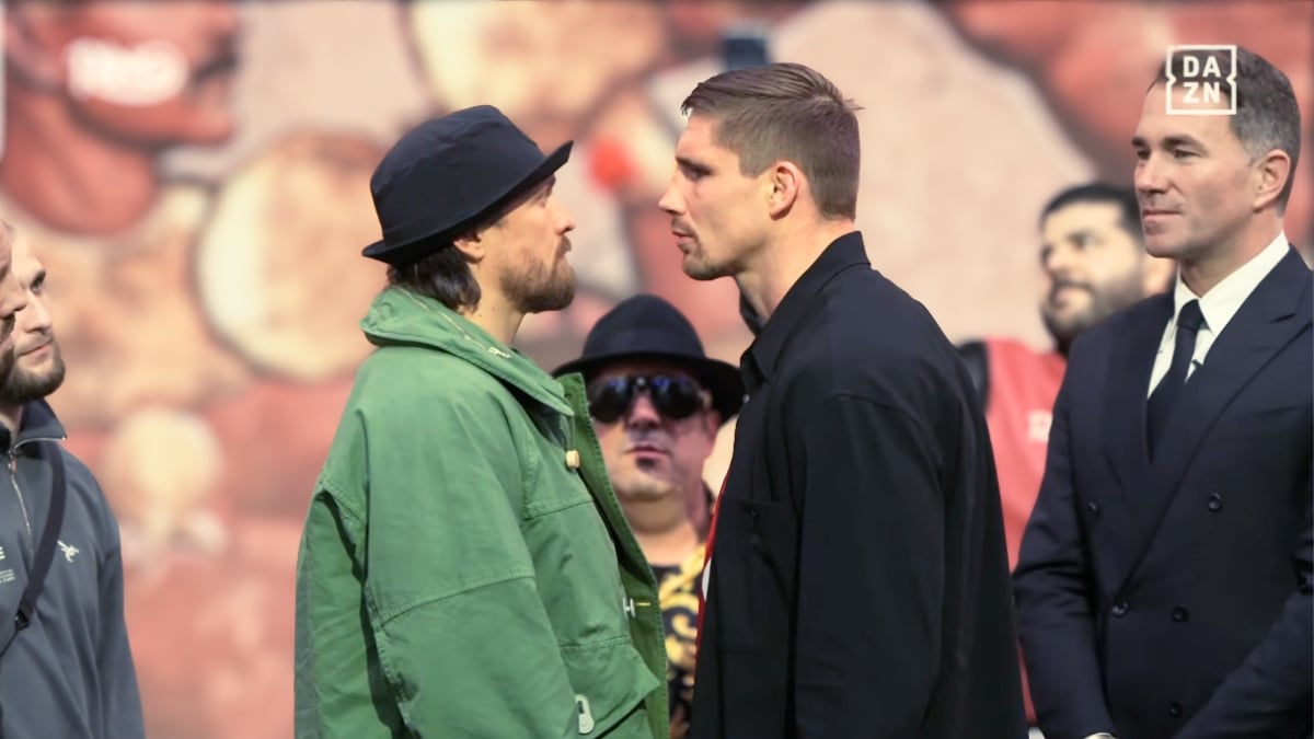 Usyk and Verhoeven Face Off in London Ahead of Pyramids Clash