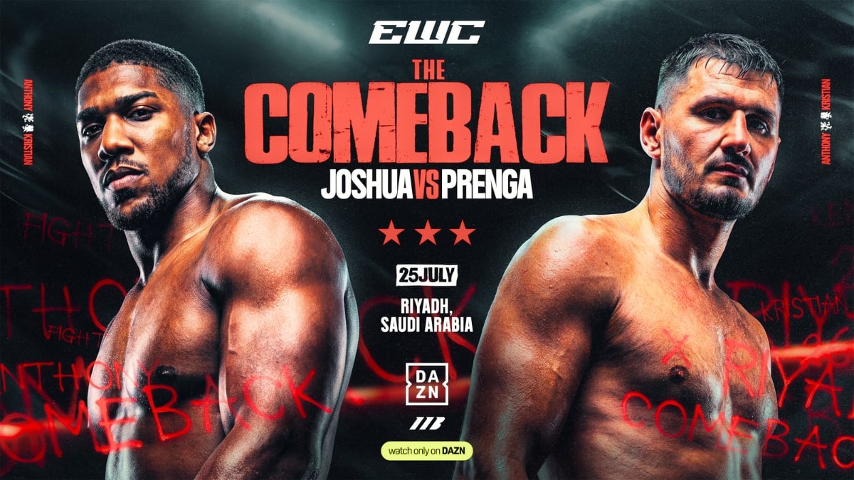 Anthony Joshua vs Kristian Prenga Set for July 25 in Riyadh